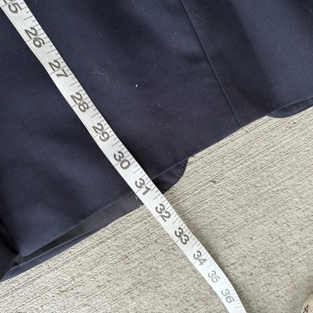 Daniel Fletcher Men's Wool Suit Blazer Navy 2 Button Tailored‎ Jacket Size 50